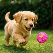 Bola Interativa Brinquedo Pet Bola Porta Petisco Ração Para Cachorros Brinquedo Dog com Apito Som Bola Interativa Brinquedo Pet Bola Porta Petisco Ração Para Cachorros Brinquedo Dog com Apito Som