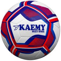 Bola Kaemy Fotebol De Campo Society Oficial Roxa E Laranja