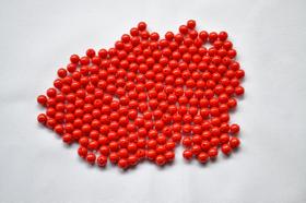 Bola Lisa 06mm Cor 016 Vermelho Fechado - pct c/ 250g