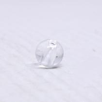 Bola lisa translucida passante 06mm em acrilico com 50gr