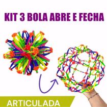 Bola Mágica Maluca Divertida Expansível Abre E Fecha Ao Lançar -