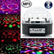 Bola Maluca LED RGB Holográfico Bluethooth Magic Ball