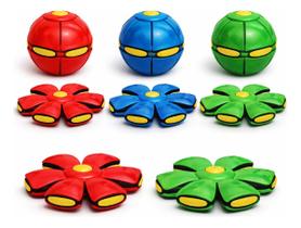 Bola Maluca Ufo Com Luz Brinquedo Transformável Infantil Bola Maluca Ufo Com Luz Brinquedo Transformável Infantil
