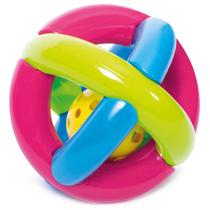 Bola Maluquinha Com Chocalho Bebê Infantil Mercotoys Bola Maluquinha Com Chocalho Bebê Infantil Mercotoys