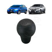 Bola Manopla Cambio Honda Fit City Preto