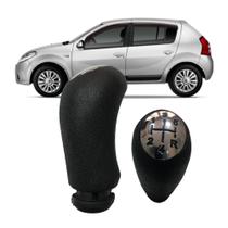 Bola Manopla Câmbio Sandero Logan Duster Cromado + Bucha