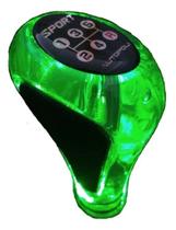 Bola Manopla de Cambio Led Verde 5 Marchas Ré Para Trás