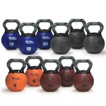 Bola medicinal Kettlebell AEROMAT Elite Blue 9kg