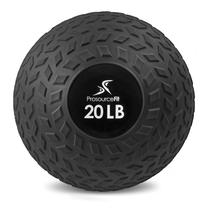 Bola Medicinal ProsourceFit 9 kg com Pegada Texturizada Preta