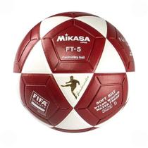 Bola Mikasa Oficial Futevôlei Edição Natalia Guitler Branco e Vermelho