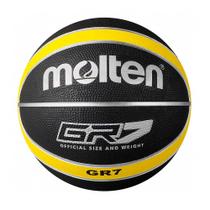 Bola Molten Basketball Rubber Cover GR7 Preto/Amarelo