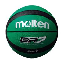 Bola Molten Basketball Rubber Cover GR7 Verde/Preto