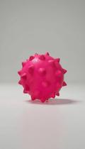 Bola Mordedora Maciça Dura 70mm Rosa