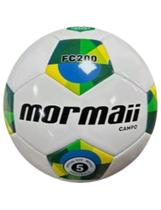 Bola Mormaii de Futebol de Campo FC 200 COB Unissex - Branco e Verde e Azul