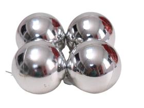 Bola N6 Prata c/4 4663 Sonatal