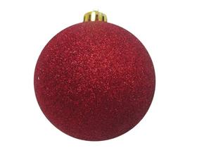 Bola N6 Vermelha c/Glitter c/4 4840 Sonatal