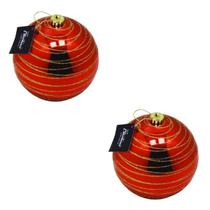 Bola Natal 15cm Glitter Aspiral Enfeite Pendente Árvore Bola Natal 15cm Glitter Aspiral Enfeite Pendente Árvore