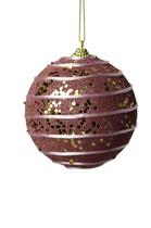 Bola Natal Glitter Lantejoula Dourado Rosa 10 Cm 3 Unidades - Tok da Casa