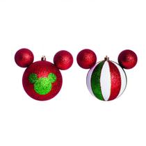 Bola Natal Mickey Disney Pendurar De Árvore De Natal 6 Peças
