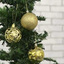 Bola Natal Nº6 Decorada Ouro Com 9 - RIO MASTER