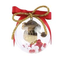 Bola Natalina 12Cm Mickey C/1Pc 1059539 Cromus Bola Natalina 12Cm Mickey C/1Pc 1059539 Cromus