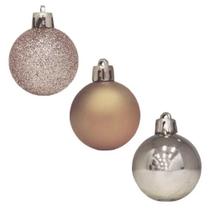 Bola Natalina Nice 10cm X 3pcs - Niazitex