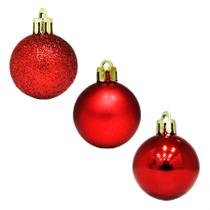 Bola natalina nice 8cm x 6pcs - Niazitex