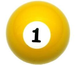 Bola Numero 1 Um Sinuca Bilhar Snooker Numerada Bola Numero 1 Um Sinuca Bilhar Snooker Numerada