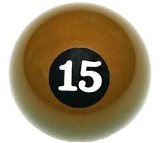 Bola Numero 15 Quinze Sinuca Bilhar Snooker Numerada Bola Numero 15 Quinze Sinuca Bilhar Snooker Numerada