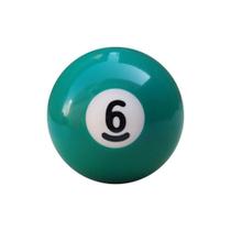 Bola Numero 6 Numerada Bilhar Sinuca Snooker 50mm Nova