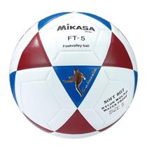 Bola Oficial de Futevôlei Mikasa FT-5Cor:Branco+Azul+VinhoGênero:UnissexTamanho:Único
