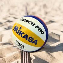 Bola Oficial de Volei de Praia BV550C Profissional Mikasa