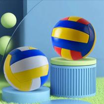 Bola Oficial de Vôlei Esportiva Colorida Quadra Praia Escola