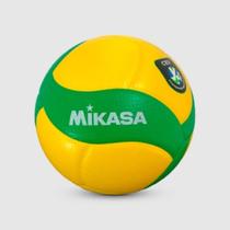 Bola Oficial de Voleibol Mikasa V200W-CEV Amarela e verde