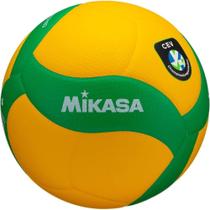 Bola Oficial De Voleibol V200W-Cev Amarela E Verde Mikasa