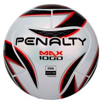 Bola Oficial Penalty Futsal Max 1000 XXII Branco Preto Vermelho
