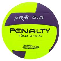 Bola Oficial Penalty Volei Pro 6.0 Verde Roxo