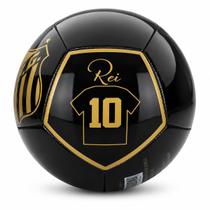Bola Oficial Santos Futebol de Campo Rei 10 Preta SAN-CPO-7