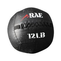 Bola p funcional med ball de couro reforçado 12 lb wall ball - RAE