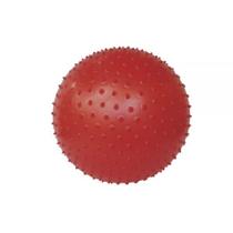 Bola Para Atividades Físicas Fisioball Com Pinos Para Massagem 55 cm Vermelho