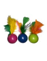 Bola Pena Guizo Brinquedo para Pet Pequena - 24 Pçs - J. Pet