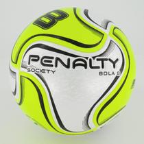 Bola Penalty 8 X Society Branca e Amarela