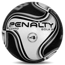 Bola Penalty Futebol de Campo 8 N4 Infantil Preta - 8 a 12 Anos