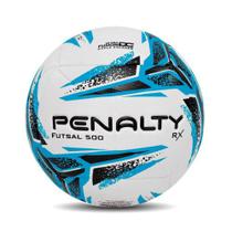 Bola Penalty Futebol De Salão Futsal Rx 500 Oficial Original Cor:Branco/Azul Bola Penalty Futebol De Salão Futsal Rx 500 Oficial Original Cor:Branco/Azul