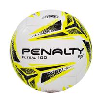 Bola Penalty Futsal RX 100 XXIII Branco Amarelo Preto