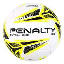 Bola Penalty Futsal RX 200 XXIII Branco Amarelo Preto - Alta Performance