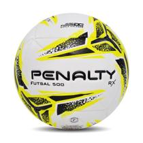 Bola Penalty Futsal RX 500 XXIII Branca/Amarela