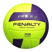 Bola Penalty Pro 8.0 Vôlei Salão 5 Microfibra 280g