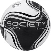 Bola Penalty Society 8 Preta e Cinza