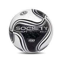Bola penalty society 8 x preta/branca